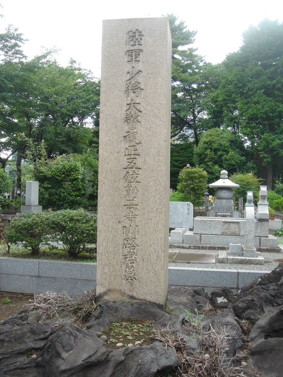 川路利良の墓（青山霊園）