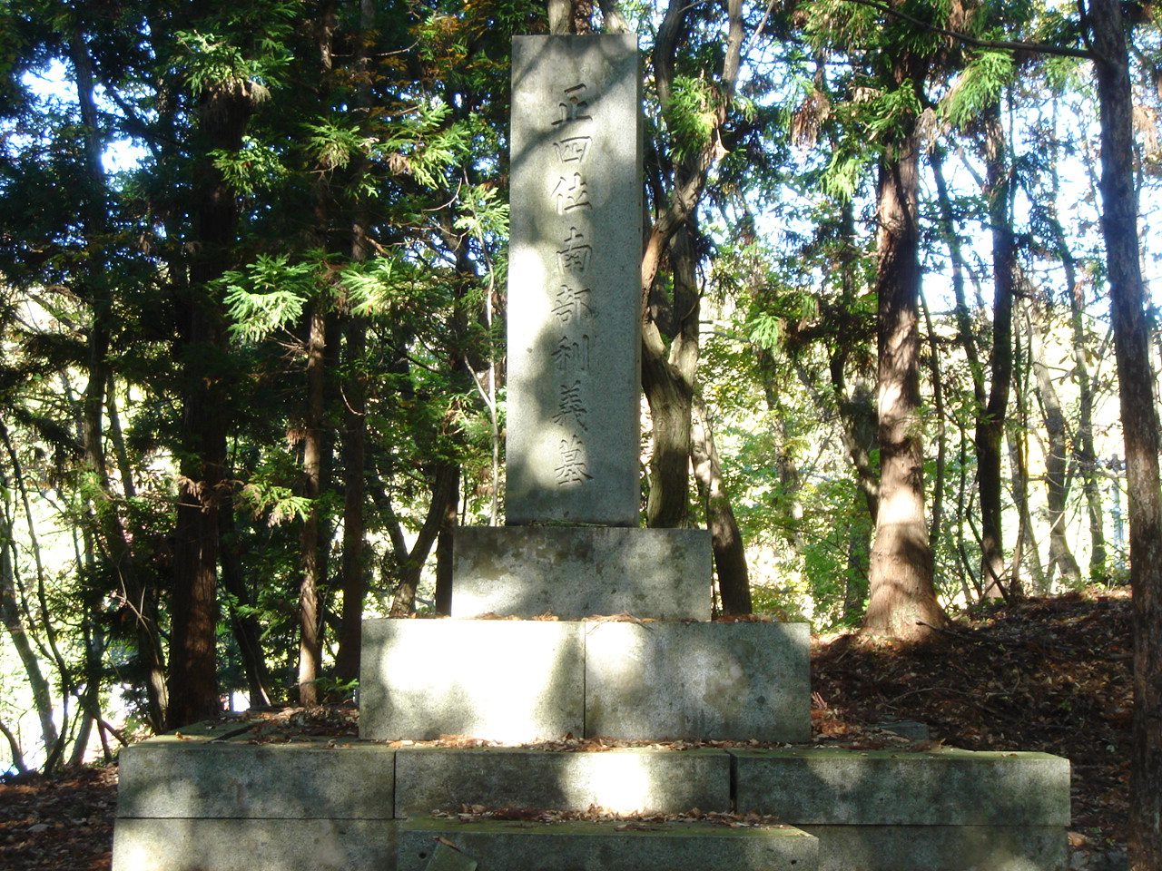 南部利義の墓(東禅寺)