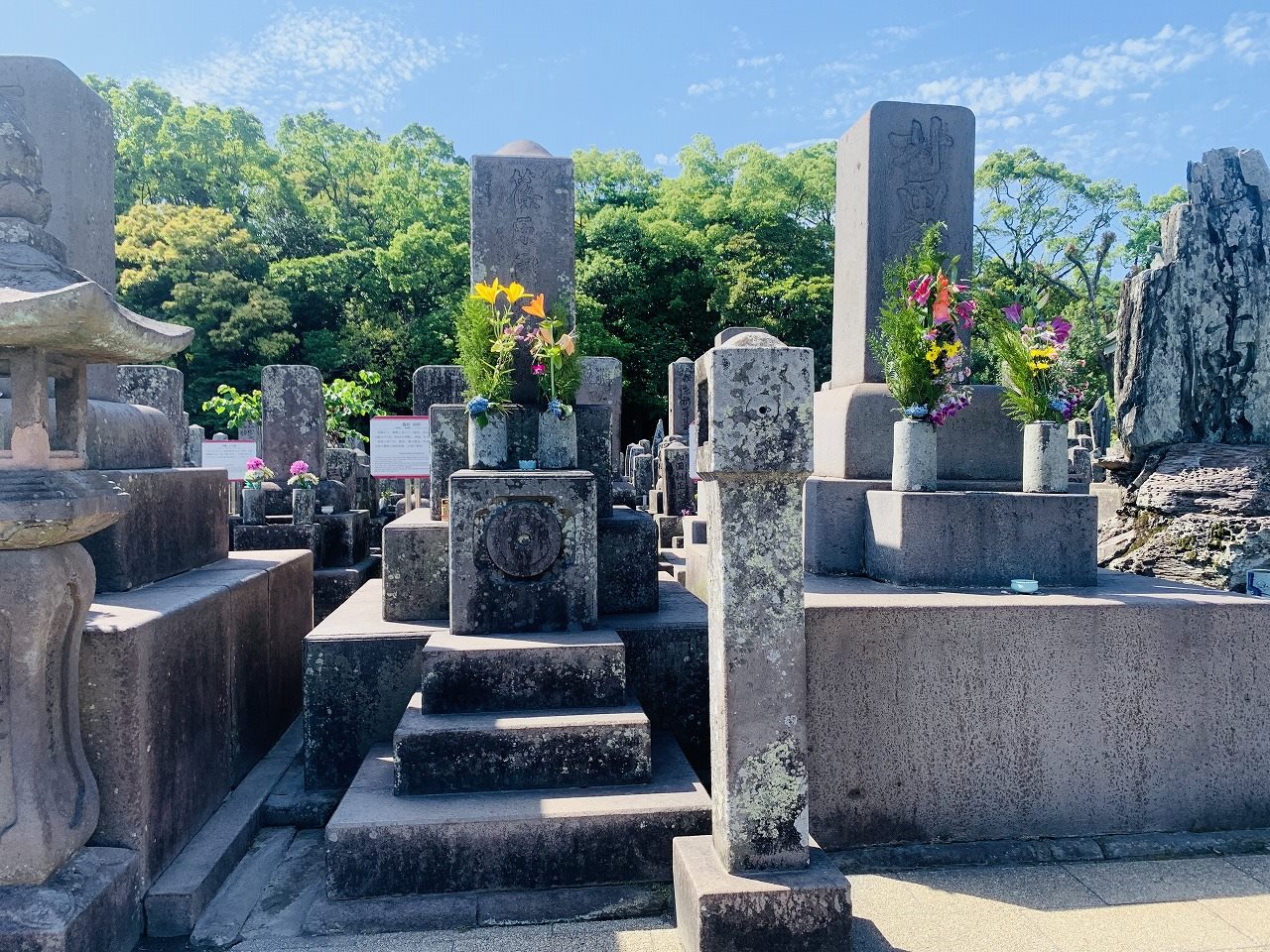 篠原国幹・村田新八の墓(南洲墓地)