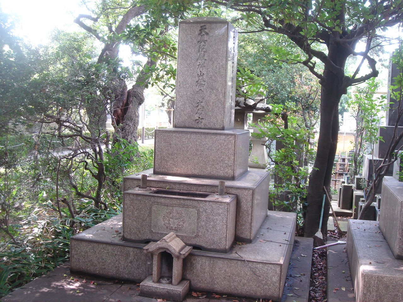 後藤新平の墓（青山霊園）